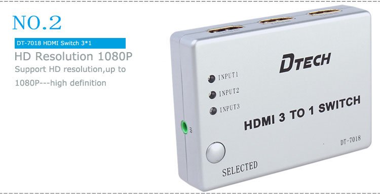 20151111194446_42399 Bộ gộp 3 đường tín hiệu HDMI vào cho ra 1 đường duy nhất Dtech DT7018