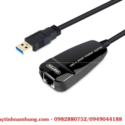 day chuyen doi usb 3.0 ra lan gigabit unitek y 3461