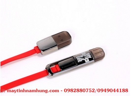 Cáp sạc iphone 5/5s/6/6s/7 và điện thoại android chân micro USB Remax Transformer