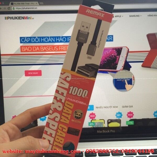 day sac dien thoai cong MICRO USB REMAX M - COW