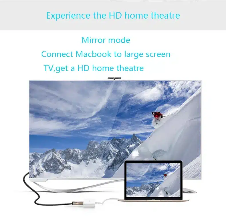 Cáp chuyển đổi cổng USB type C ra HDMI/VGA cho New Macbook 2016 microsoft Lumia 950XL Chromebook pixel