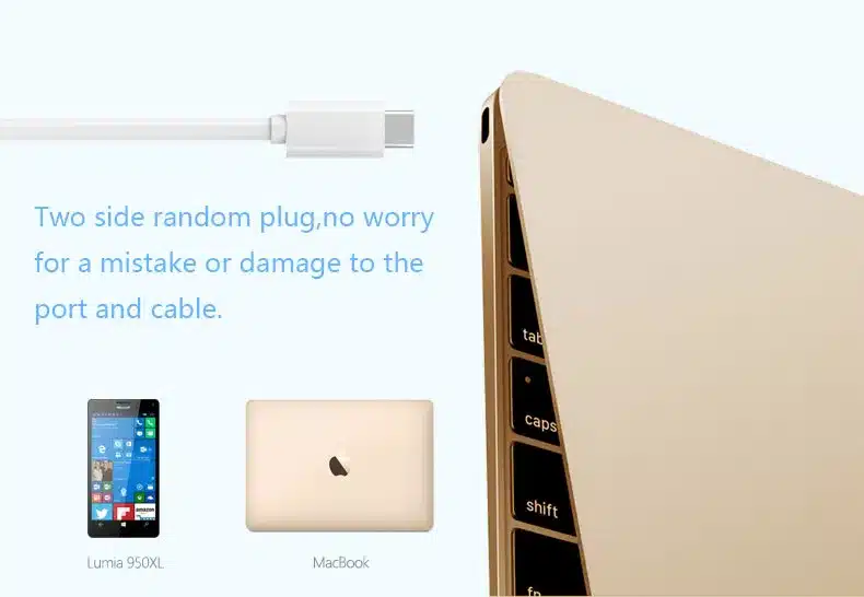 Cáp chuyển đổi cổng USB type C ra HDMI/VGA cho New Macbook 2016 microsoft Lumia 950XL Chromebook pixel