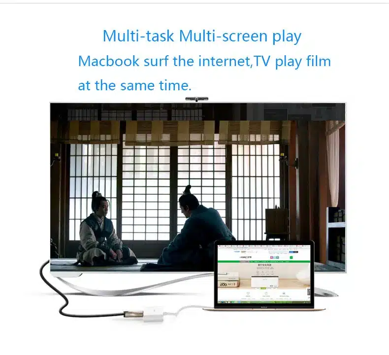 Cáp chuyển đổi cổng USB type C ra HDMI/VGA cho New Macbook 2016 microsoft Lumia 950XL Chromebook pixel