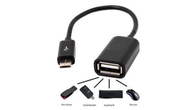 Cáp kết nối OTG qua cổng Micro USB