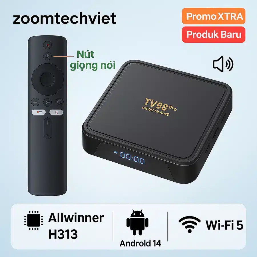 Android 14 TV98 PRO TV Box