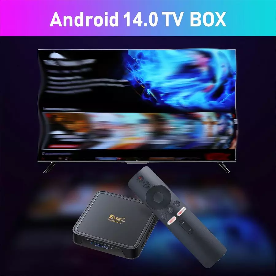 Android 14 TV98 PRO TV Box