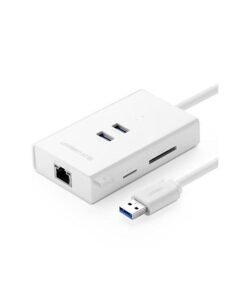 Bộ chia 2 cổng USB 3.0 + 1 cổng LAN Gigabit + đầu đọc SD/TF Ugreen 20248