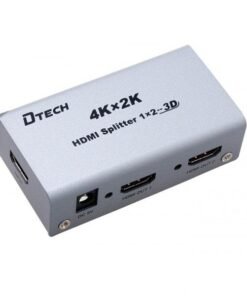 Bộ chia 2 cổng HDMI chuẩn 2K, 4K cho tivi Dtech DT7142