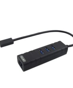 Bô chia USB chuẩn 3.0 kèm cổng LAN gigabit Unitek Y3057