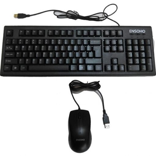 Bộ phím chuột dùng văn phòng có dây hiệu Ensoho E-103CB