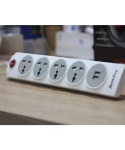 Ổ cắm đa năng Huntkey SZN-507 3m chống sét 4 ổ / 2 USB 2.1A