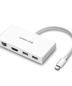 Cáp chuyển đổi từ cổng USB type C ra HDMI USB và cổng mạng LAN