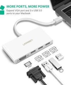 Bộ chia USB tích hợp cổng kết nối máy chiếu cho Samsung Galaxy Book