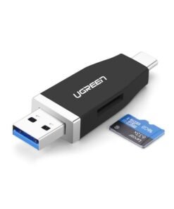 Đầu chuyển USB 3.0 to micro USB, đọc thẻ TF Ugreen 30359