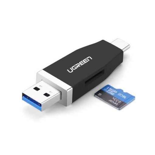 Đầu chuyển USB 3.0 to micro USB, đọc thẻ TF Ugreen 30359