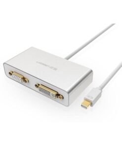 Kết nối Macbook air 3 trong 1 Mini DP to HDMI/VGA/DVI Ugreen 10438