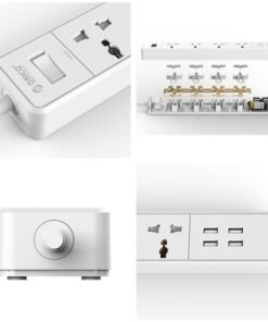 Ổ cắm điện thông minh Orico tích hợp 4 cổng USB sạc điện thoại