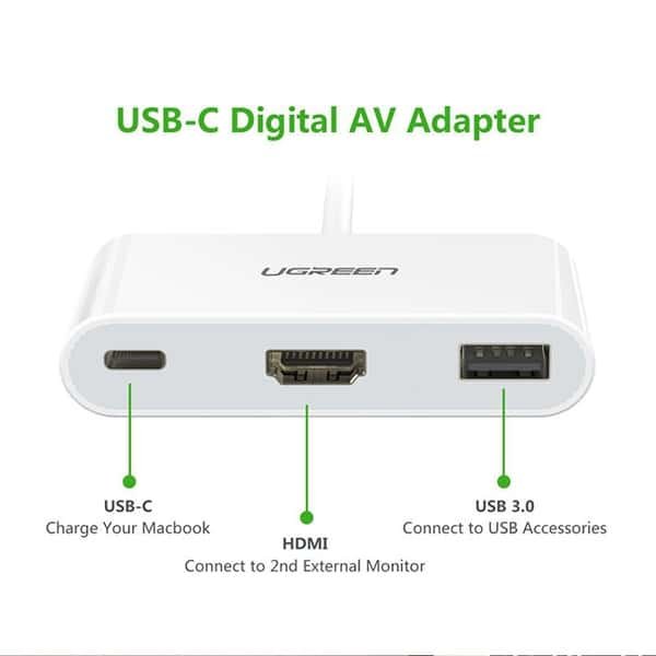 Cáp kết nối macbook 12 với máy chiếu, tivi mà vẫn giữ nguyên cổng sạc. https://maytinhnamhung.com/