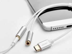 Kết nối tai nghe chân 3.5mm với điện thoại qua cổng USB type C https://maytinhnamhung.com/