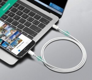 Dây 2 đầu USB type C kết nối điện thoại với Macbook pro 2017 để sạc và truyền dữ liệu https://maytinhnamhung.com/