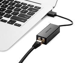 Cáp kết nối mạng LAN qua cổng USB trên Macbook Air https://maytinhnamhung.com/