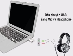 Đầu chuyển USB sang Mic và Headphone https://maytinhnamhung.com/