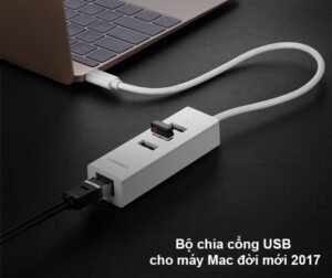 Bộ chia cổng USB cho máy Mac đời mới 2017 https://maytinhnamhung.com/