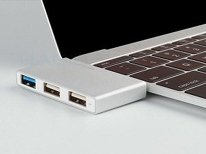 Bộ chia USB type C cho new macbook 13, 15, Dell XPS https://maytinhnamhung.com/