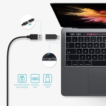 Đầu chuyển chân cắm chuột không dây cho Macbook Pro 2017 touch bar và non touch bar https://maytinhnamhung.com/
