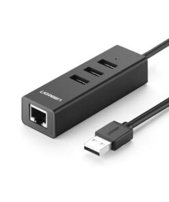 Bộ chia 3 cổng USB 2.0 + 1 cổng LAN Ugreen CR129