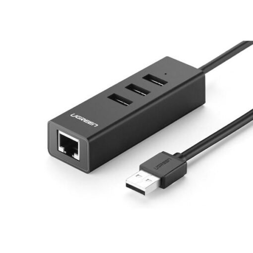Bộ chia 3 cổng USB 2.0 + 1 cổng LAN Ugreen CR129