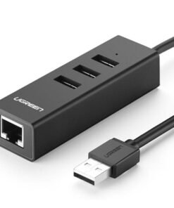 Bộ chia 3 cổng USB tích hợp cổng cắm mạng LAN internet