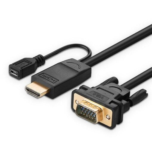 Cáp chuyển HDMI ra máy chiếu VGA Ugreen 30450 dài 2 mét