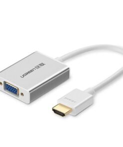 Cáp chuyển đổi cổng HDMI ra cổng VGA giúp kết nối laptop với máy chiếu