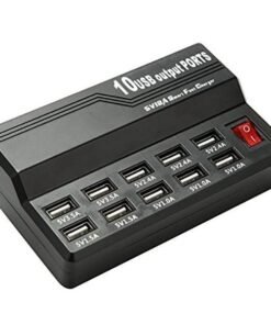 Hub USB sạc 10 cổng có công tắc W838