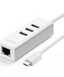 Bộ chia USB cho Macbook pro 2016 tích hợp cổng cắm mạng Lan Ugreen 20792