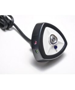 Nút nguồn cho quán net hình tam giác có chân cắm USB, tai nghe