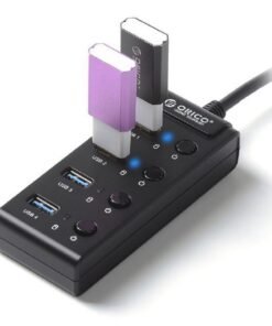 Bộ chia USB 4 cổng có công tắc ORICO W9PH4