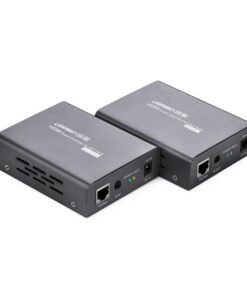 Bộ kéo dài HDMI 100met qua cáp mạng Cat5,6 Ugreen 40210