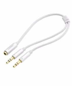 Cáp gộp 2 đầu 3.5 loa + mic để cắm tai nghe