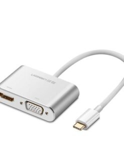 Cáp chyển Thunder bolt 3 ra HDMI VGA cho Macbook, Dell XPS, HP Envy