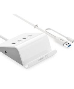 Bộ chia 4 cổng USB 3.0 hỗ trợ OTG Ugreen 20280 (có cấp nguồn)