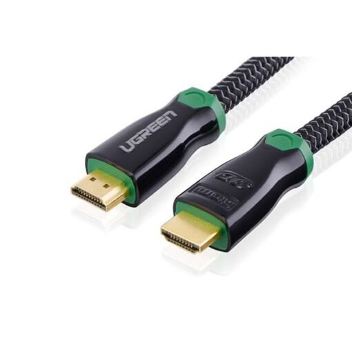 Cáp UGREEN HD126 High-End HDMI bọc lưới kim loại chuẩn 2k 4k