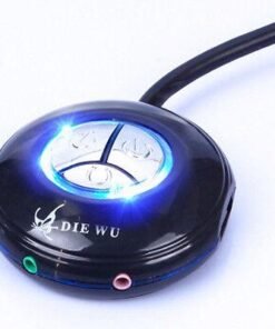 Công tắc bật nguồn kèm cổng USB và lỗ cắm tai nghe cho quán net