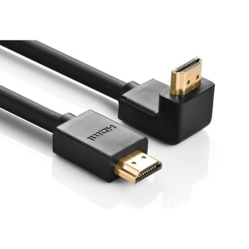 Cáp HDMI UGREEN HD103 dây tròn bẻ góc 90 độ