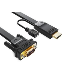 Cáp chuyển đổi từ HDMI to VGA Ugreen 40231 (có nguồn phụ)