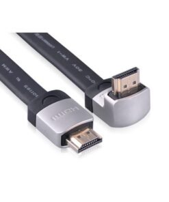 Cáp UGREEN HD122 HDMI dẹt, đầu bọc nhôm, bẻ góc 90 độ