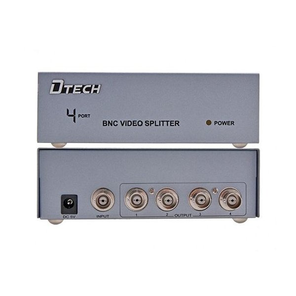 Bộ chia cổng BNC 1 camera vào cho 4 đường tín hiệu ra Dtech DT 7104 1 Bộ chia cổng BNC 1 camera vào cho 4 đường tín hiệu ra Dtech DT 7104