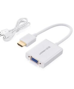 Cáp chuyển đổi HDMI to VGA có Audio Ugreen MM102