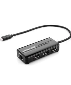 Bộ chia USB Type C ra cổng mạng Lan và 3 cổng USB Ugreen 30289